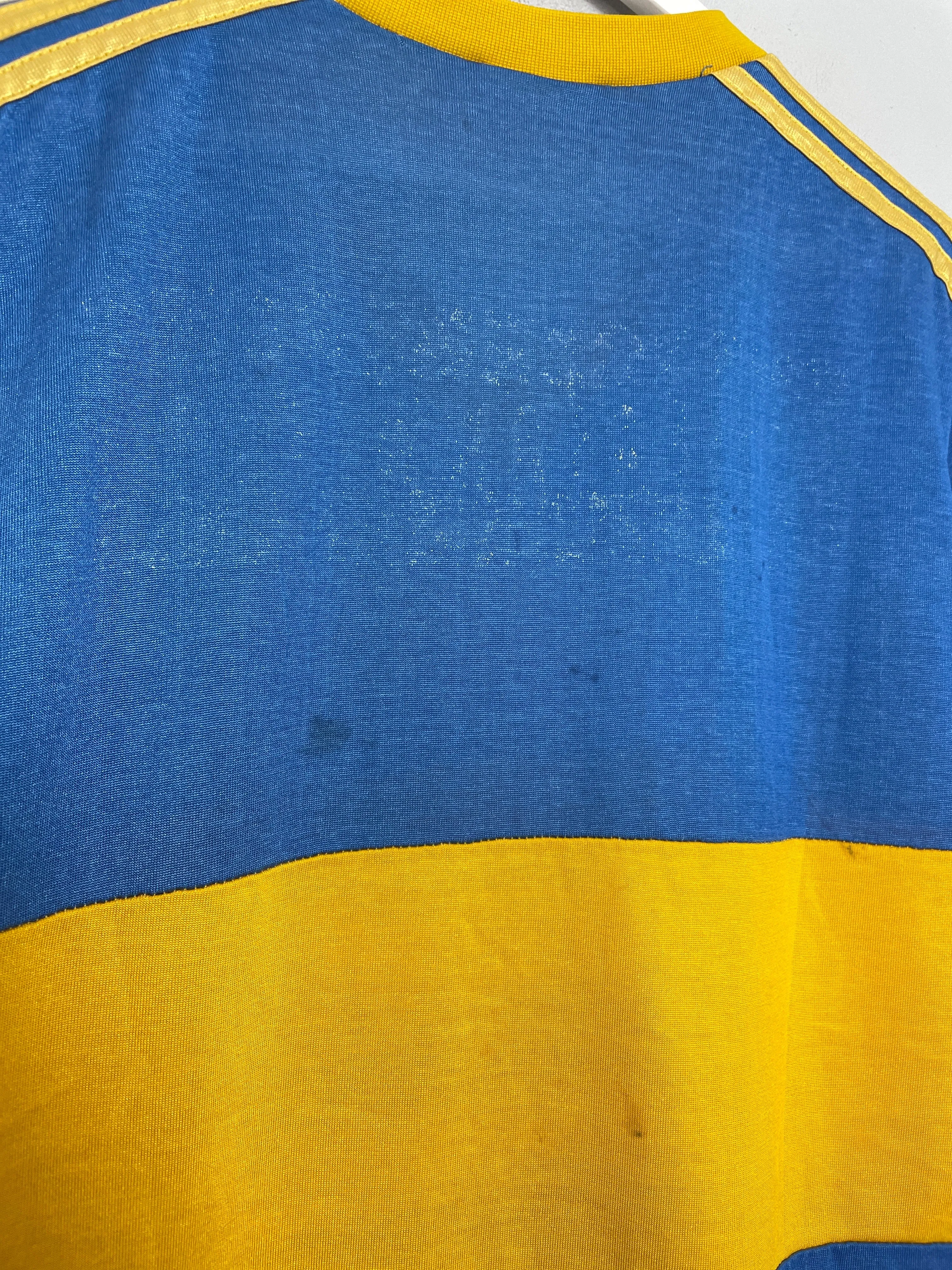 1991/92 BOCA JUNIORS HOME SHIRT (L) ADIDAS