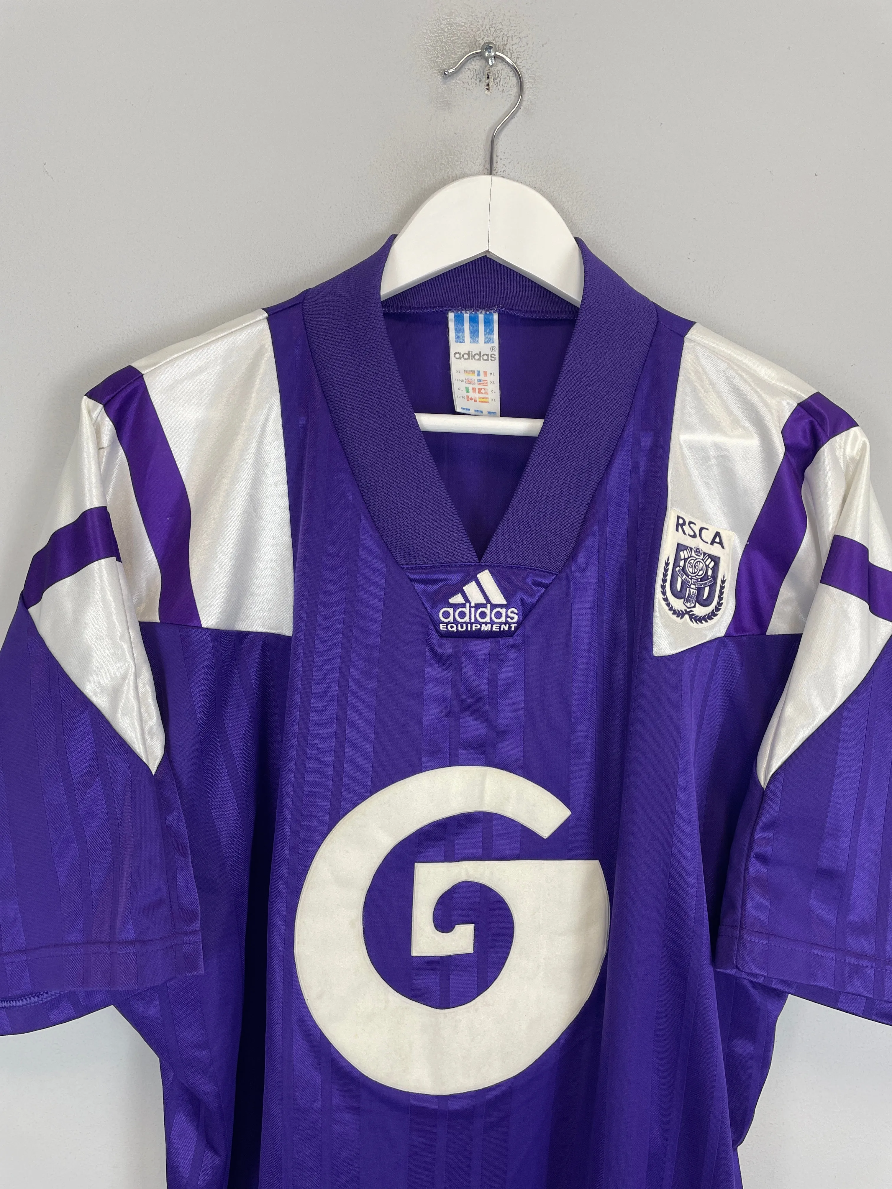 1992/93 ANDERLECHT HOME SHIRT (XL) ADIDAS