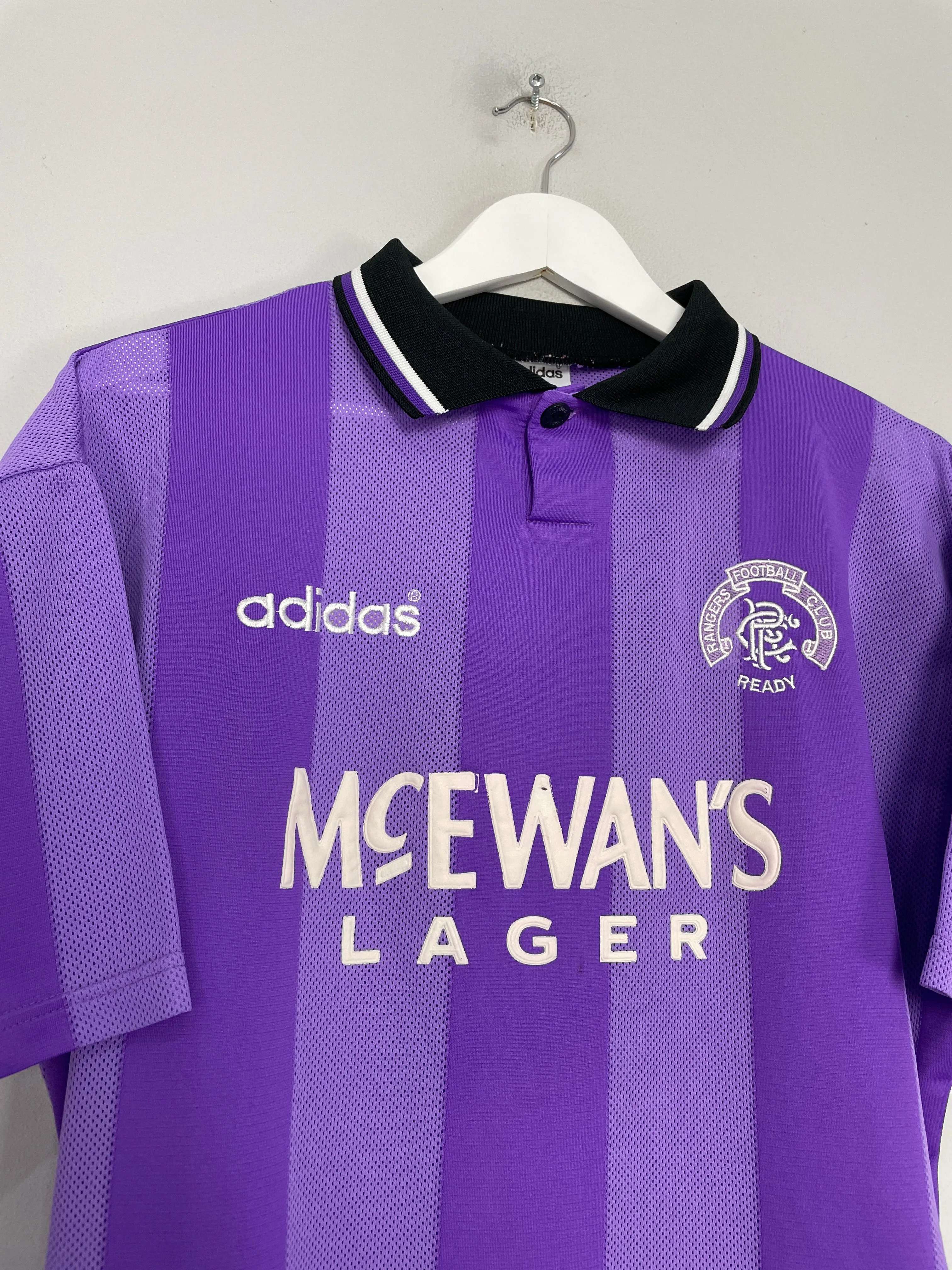 1994/95 RANGERS EUROPEAN THIRD SHIRT (M) ADIDAS