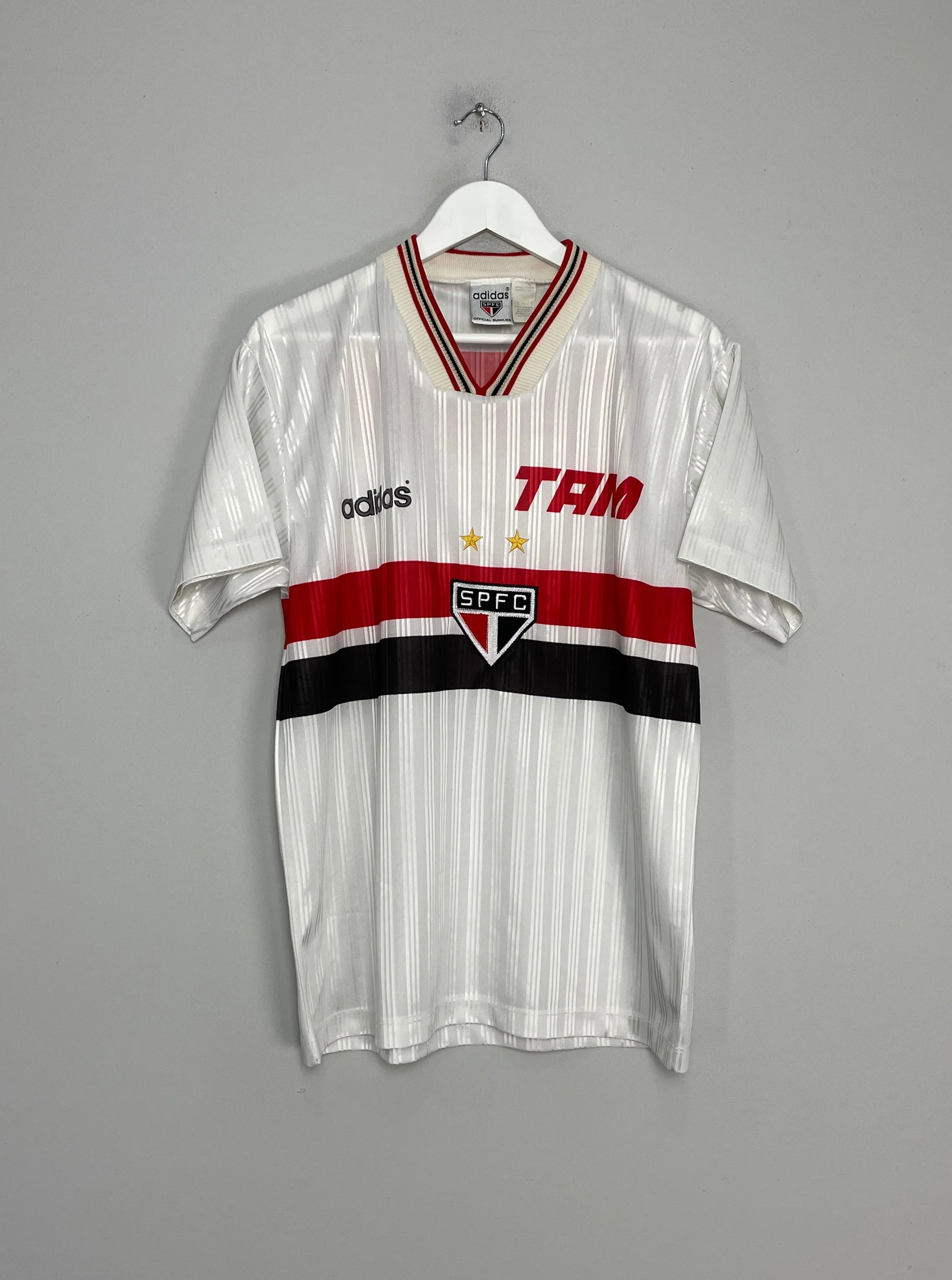 1995/96 SAO PAULO HOME SHIRT (L) ADIDAS