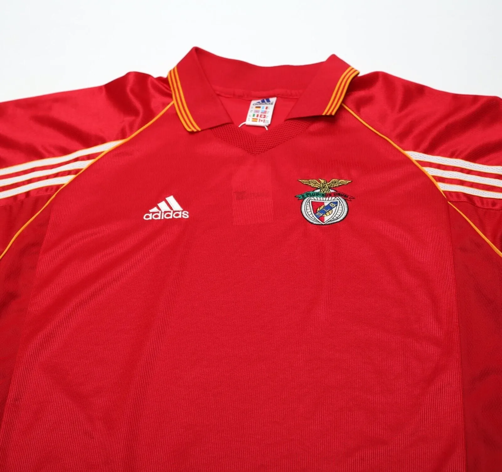 1998/99 BENFICA Vintage adidas Home Football Shirt Jersey (XL)