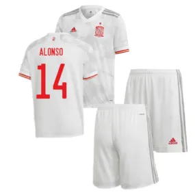 2020-2021 Spain Away Youth Kit (ALONSO 14)