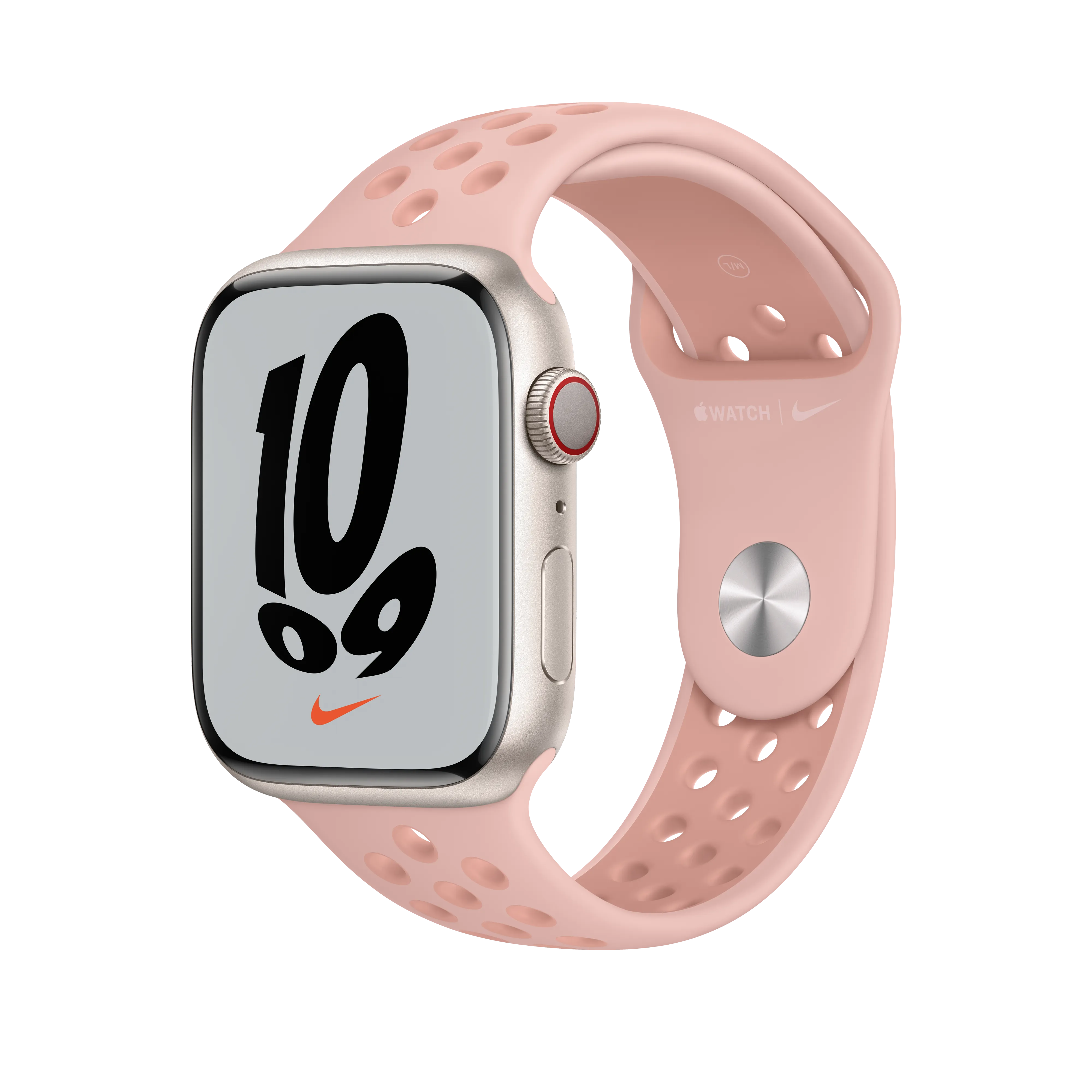 45mm Pink Oxford/Rose Whisper Nike Sport Band