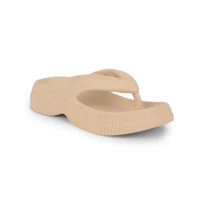 Beige Casual Womens Flip Flop: Liberty A-HA ZQ-SH-011 - with improved modifiers.