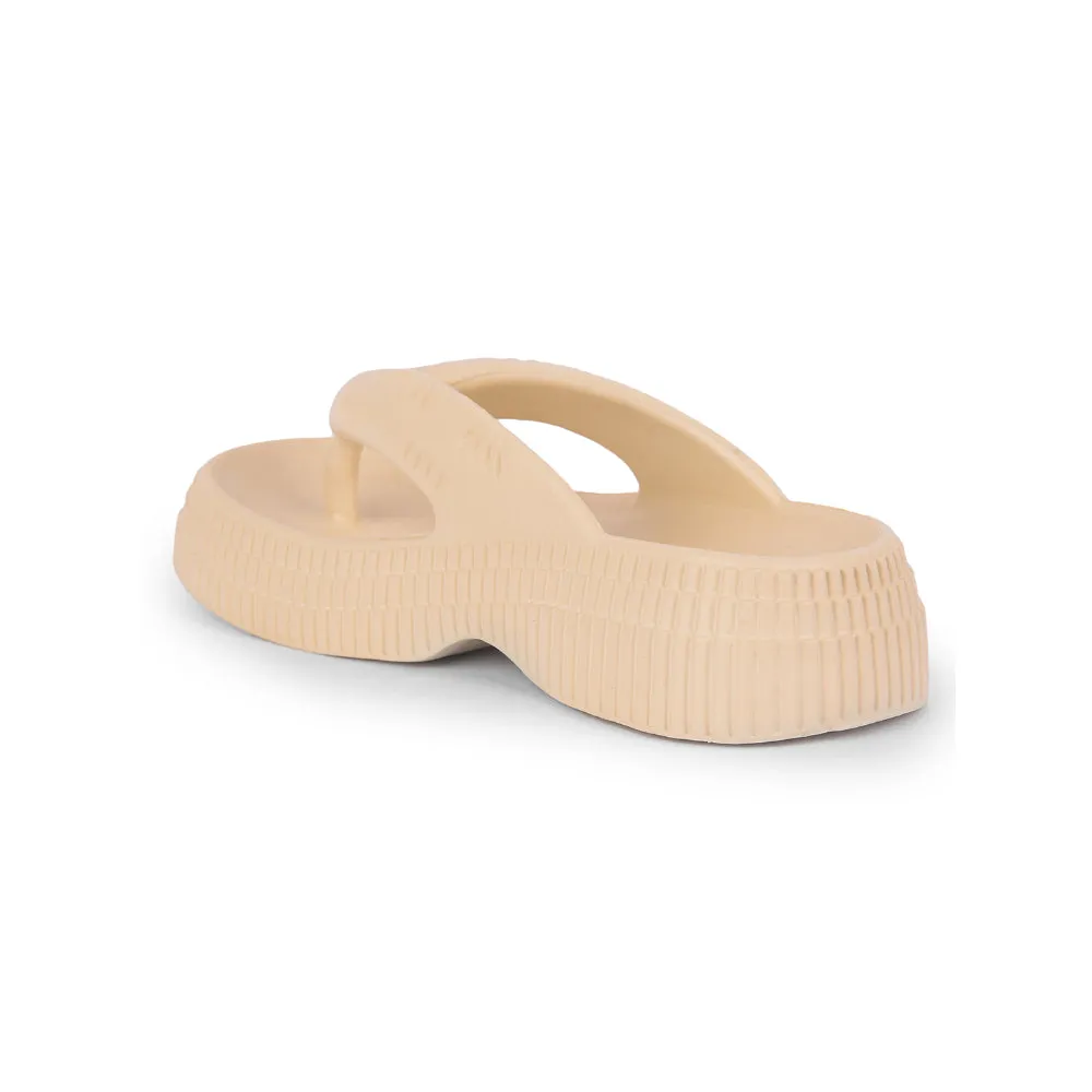 Beige Casual Womens Flip Flop: Liberty A-HA ZQ-SH-011 - with improved modifiers.