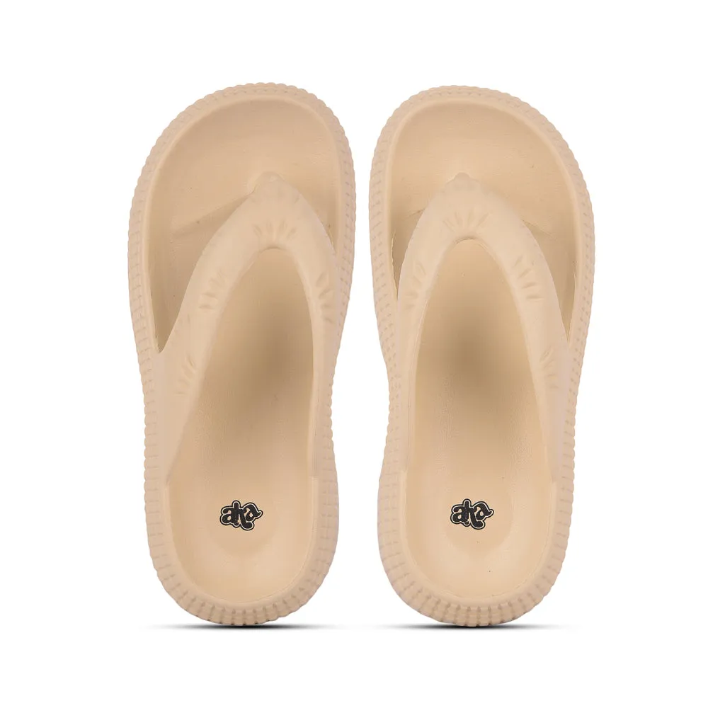 Beige Casual Womens Flip Flop: Liberty A-HA ZQ-SH-011 - with improved modifiers.