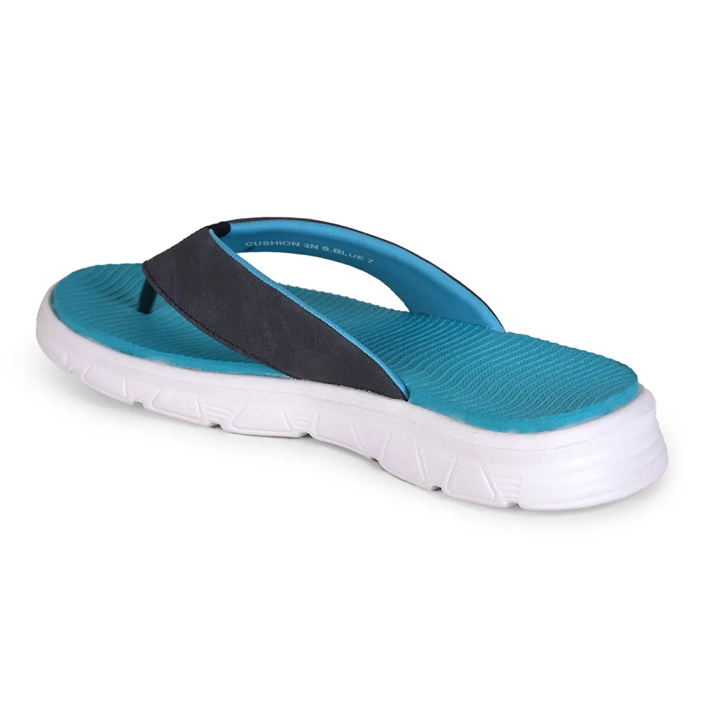 A-HA Casual Blue Slipper For Women Cushion-3N By Liberty