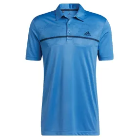 adidas Chest Print Polo Shirt - Focus Blue