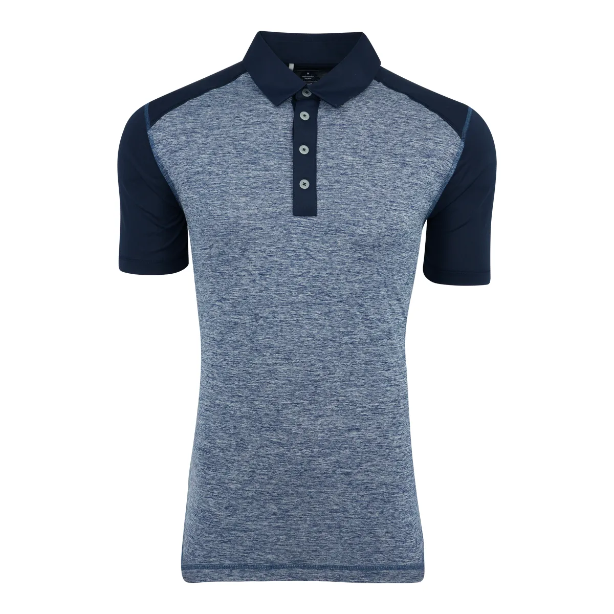 adidas Men's Puremotion Heather Block Polo