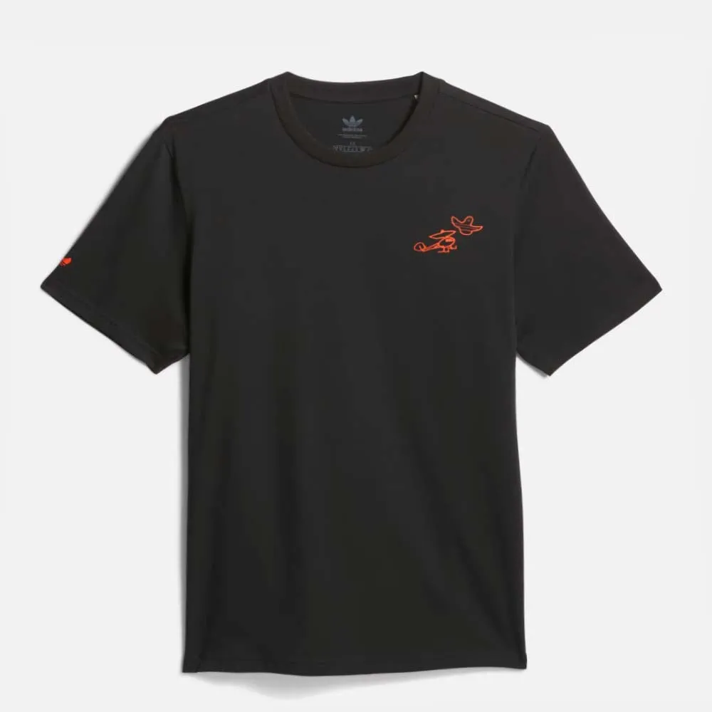 Adidas Skateboarding - Shmoo Bad City T-Shirt - Black