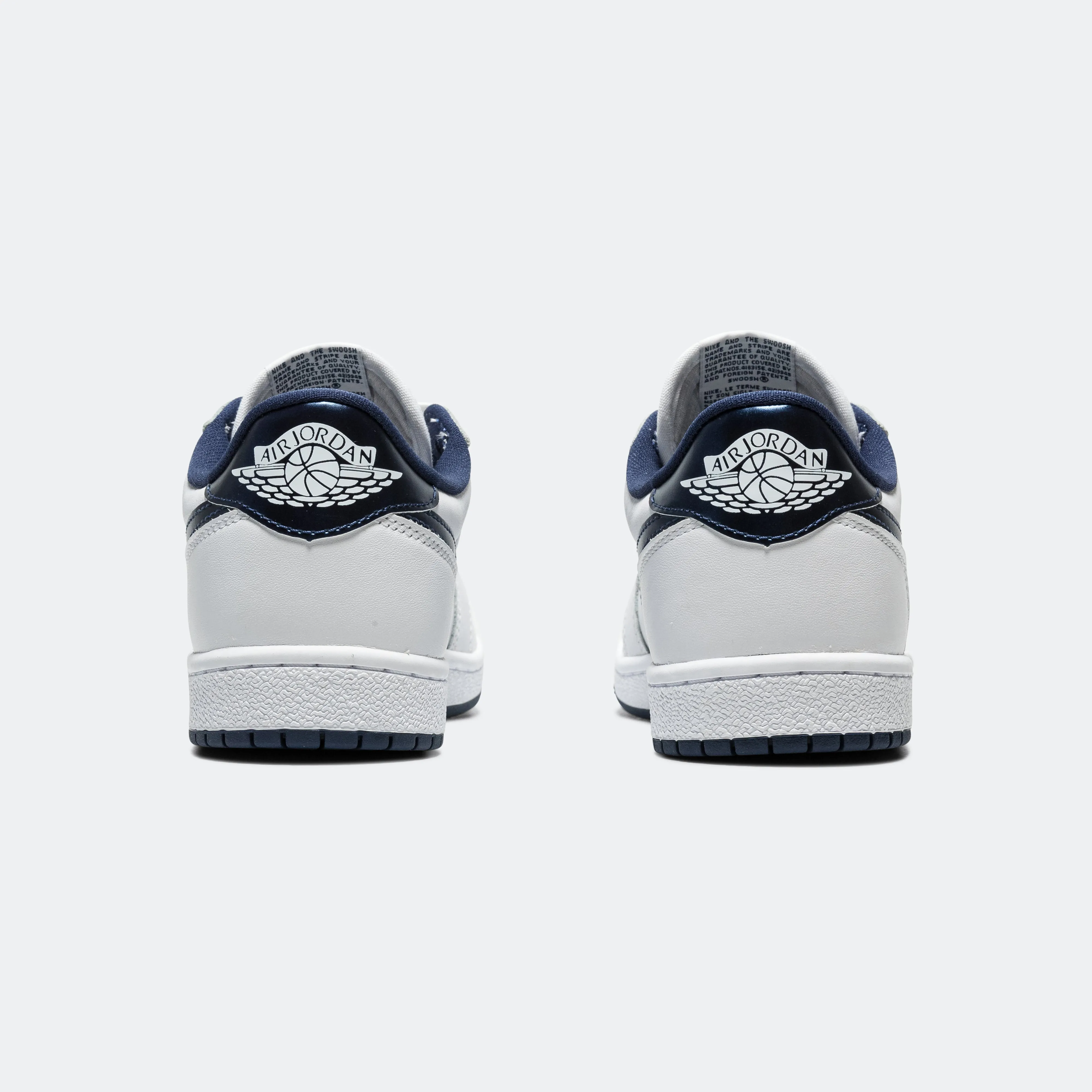 Air Jordan 1 Low 85 - White/Metallic Navy