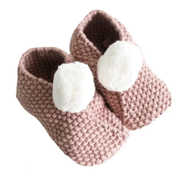 Alimrose - Baby PomPom Slippers - Blossom