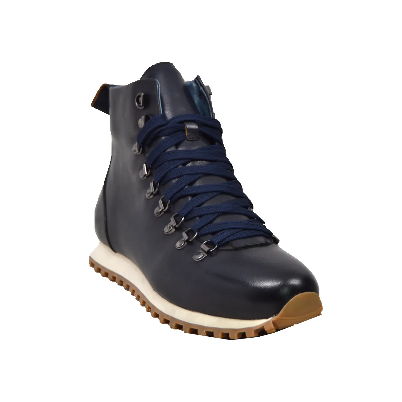 Alpine GT Boots: Handcrafted Leather-Suede Everyday Shoes - Hightop British Collection