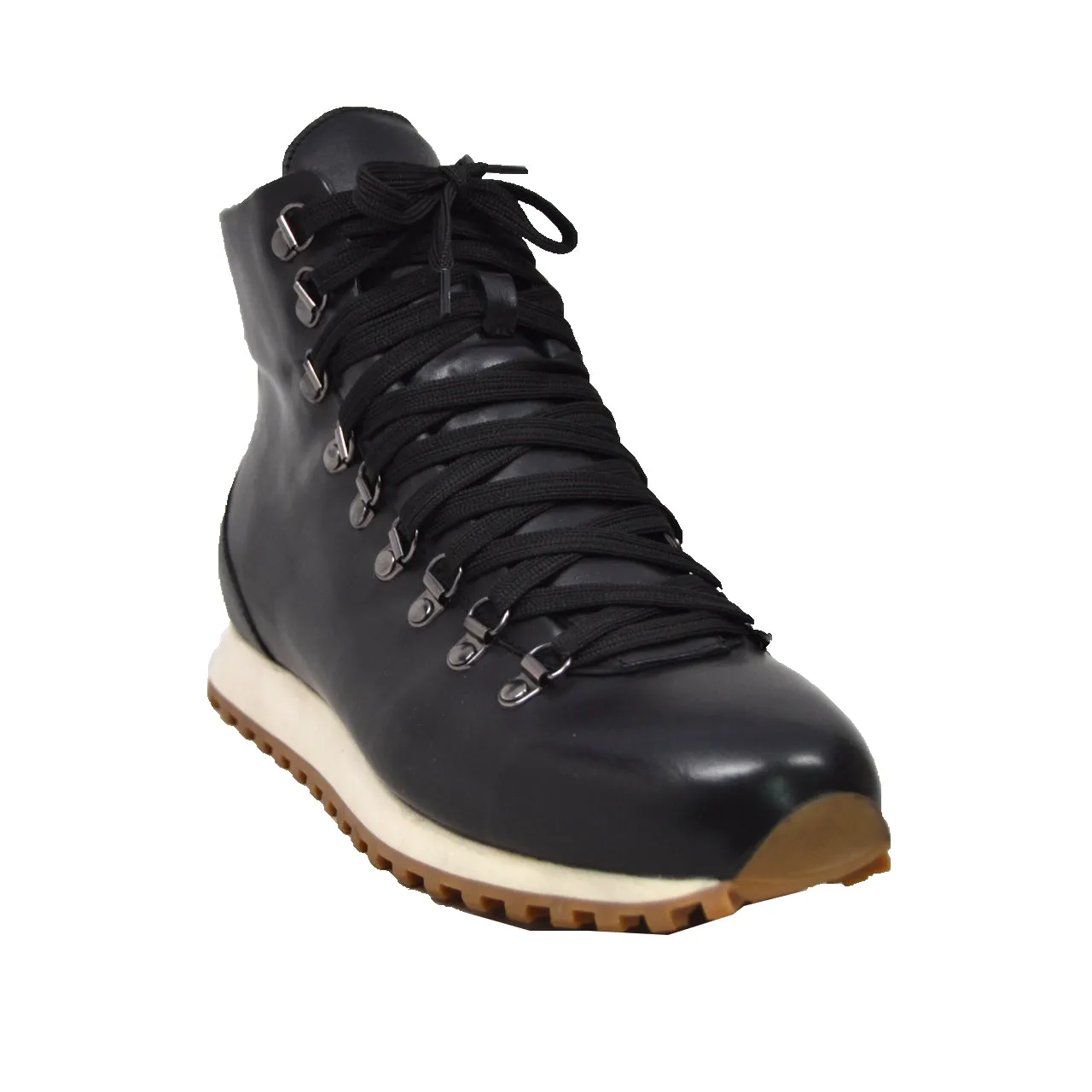 Alpine GT Boots: Handcrafted Leather-Suede Everyday Shoes - Hightop British Collection