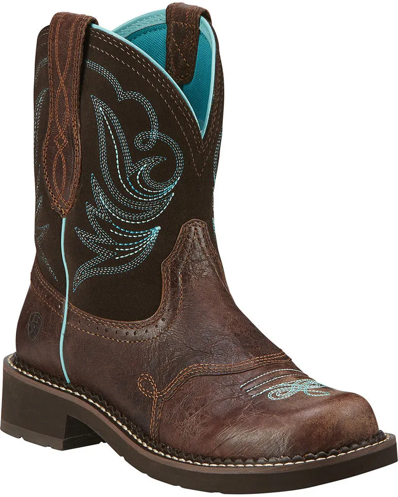 Ariat Ladies Fatbaby Heritage Dapper Western Boots Style 10016238