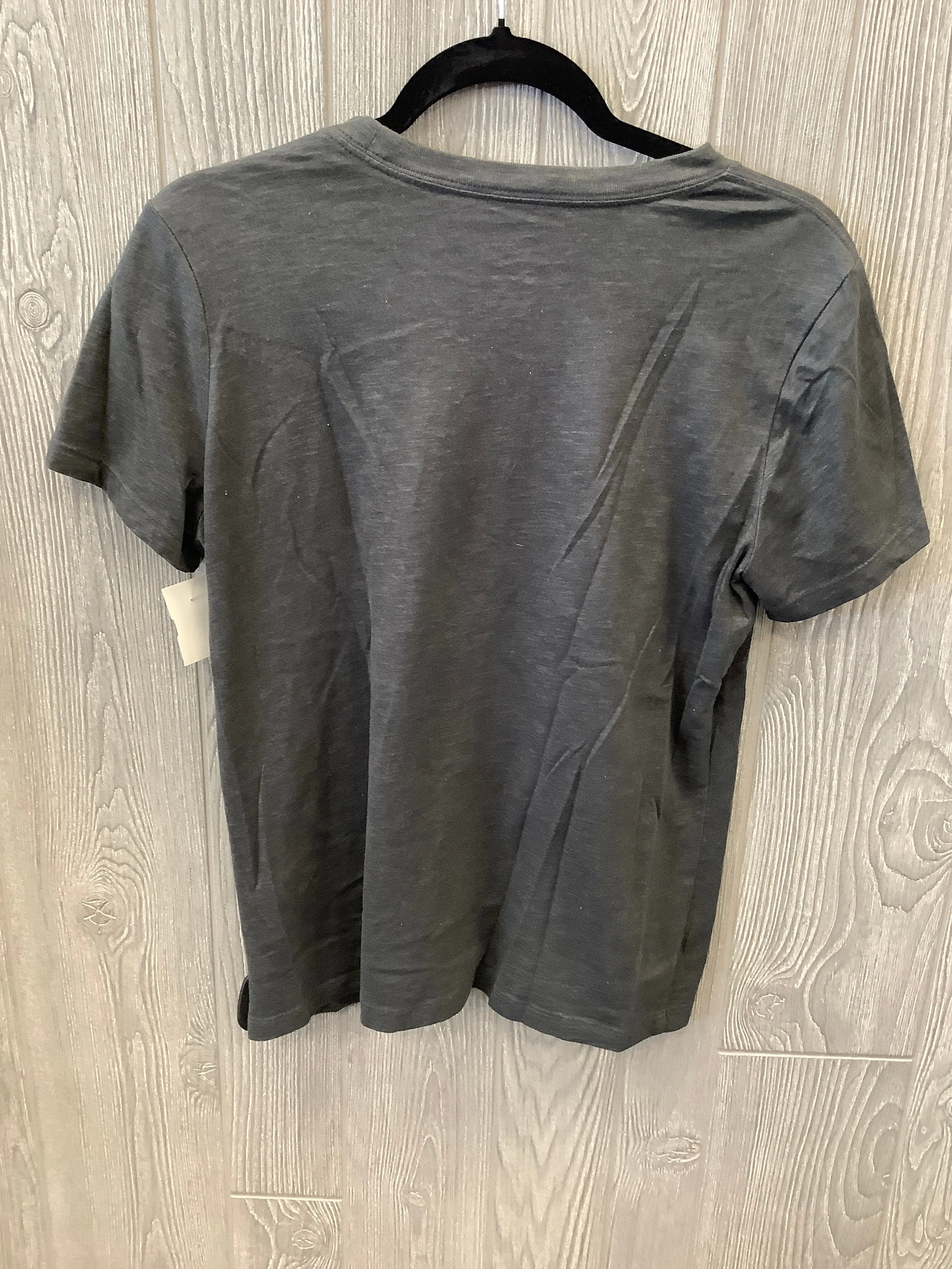 Athletic Top Short Sleeve By Nike Apparel In Grey, Size: M