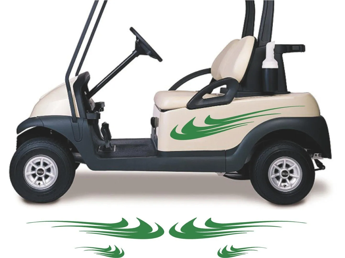 Auto Golf Cart Decals Stickers GC70 Select Colors