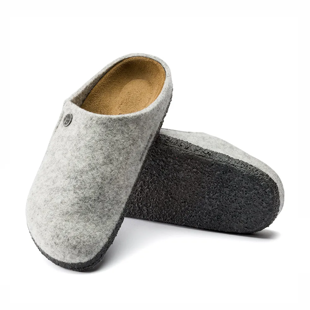 BIRKENSTOCK 1015080 ZERMATT LIGHT GREY WOOL FELT REGULAR