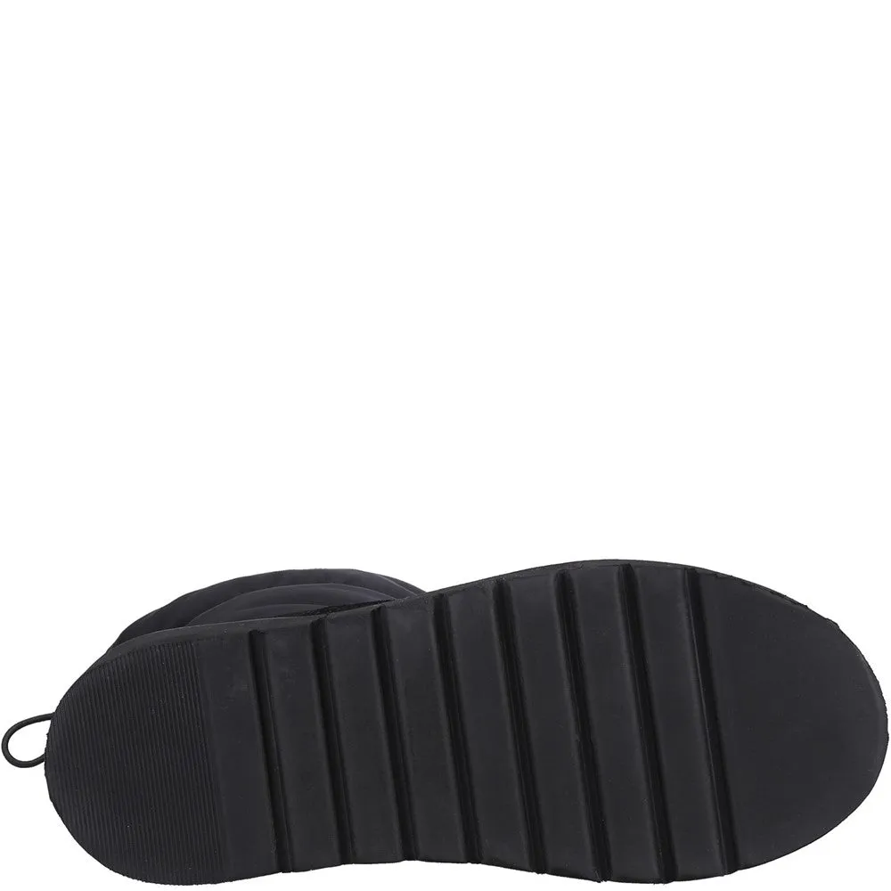 Black Hush Puffies Slippers