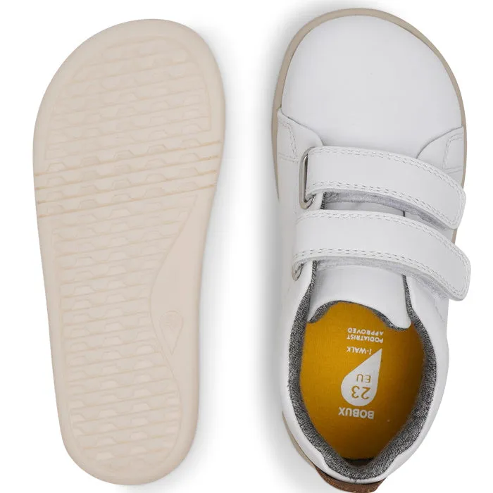 Bobux - Iwalk Grass Court Sneaker White  Caramel