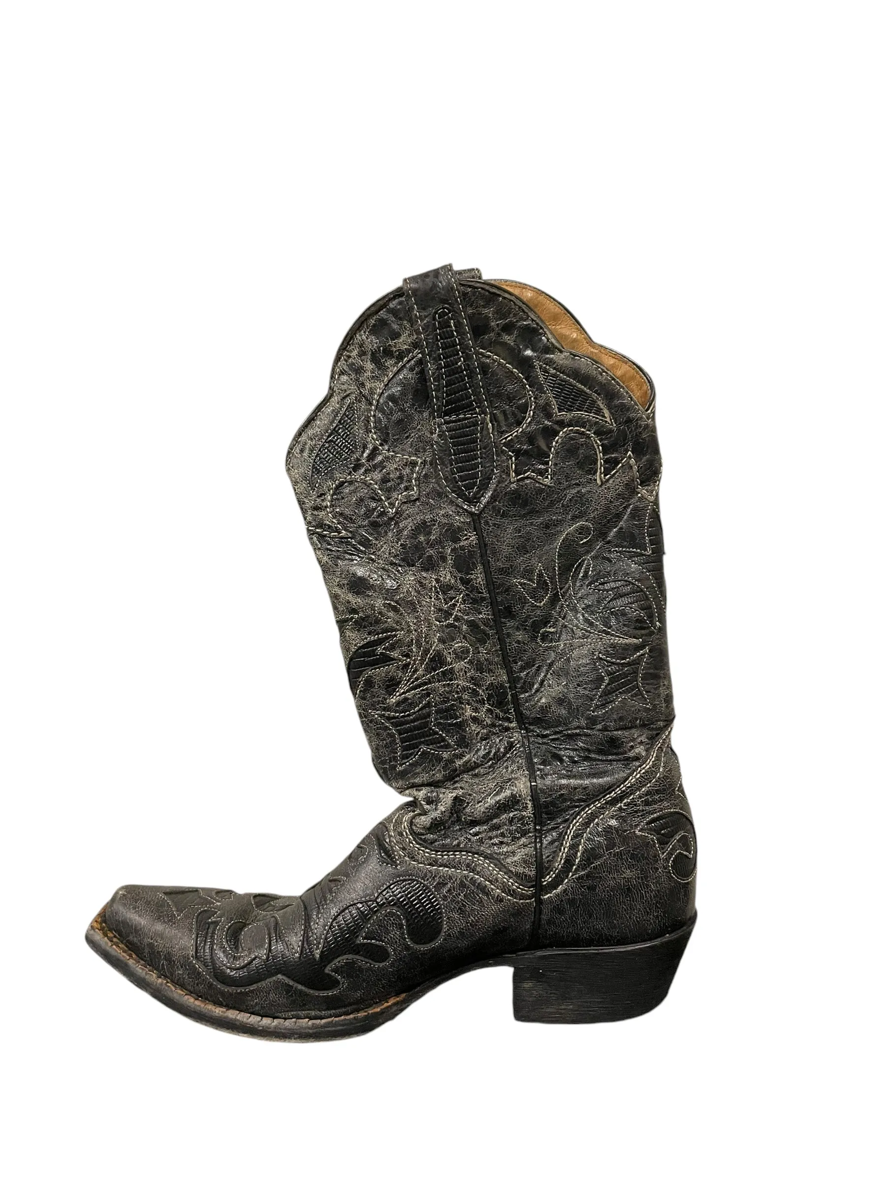 Boots Western By Clothes Mentor In Black, Size: 7