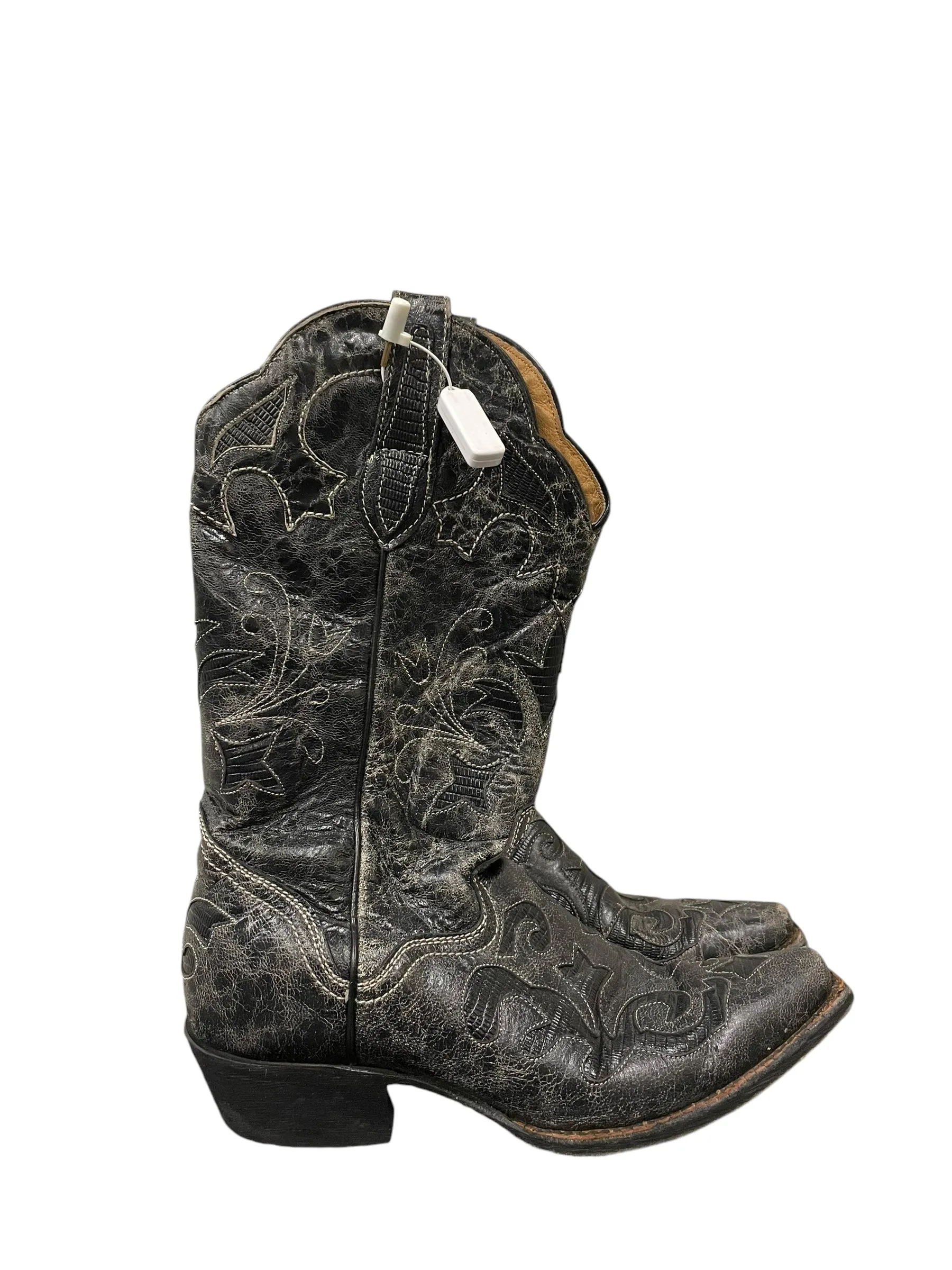 Boots Western By Clothes Mentor In Black, Size: 7