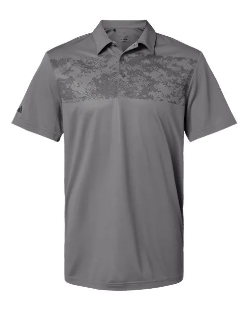 Camo Chest Print Polo