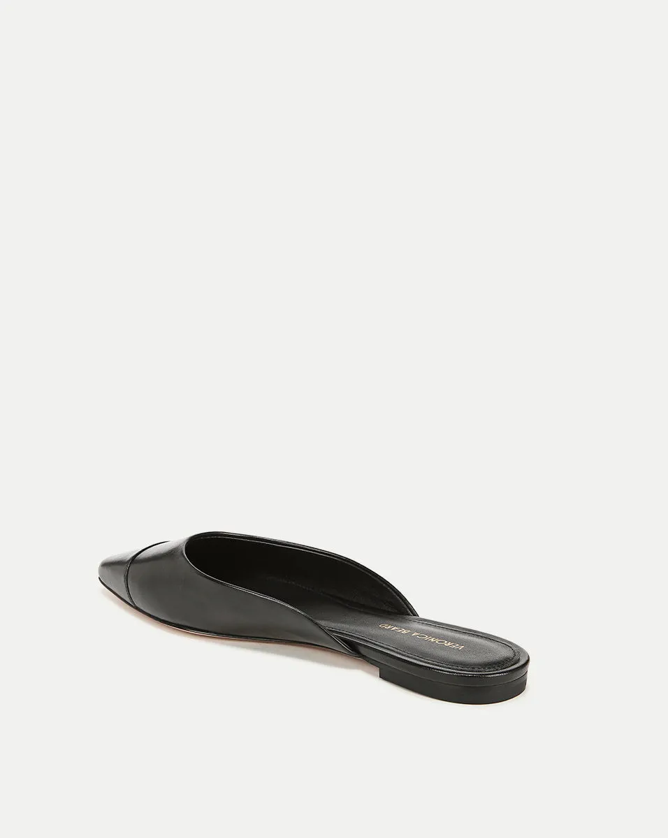 Carlotta Leather Flat