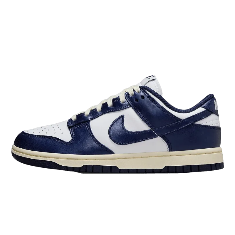 Dunk Low Midnight Navy and White