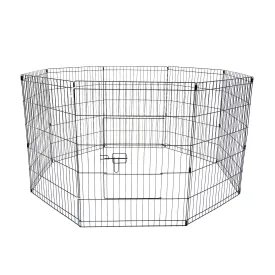 Durable Steel Foldable Pet Playpen 8 Panel 30in by Paw Mate