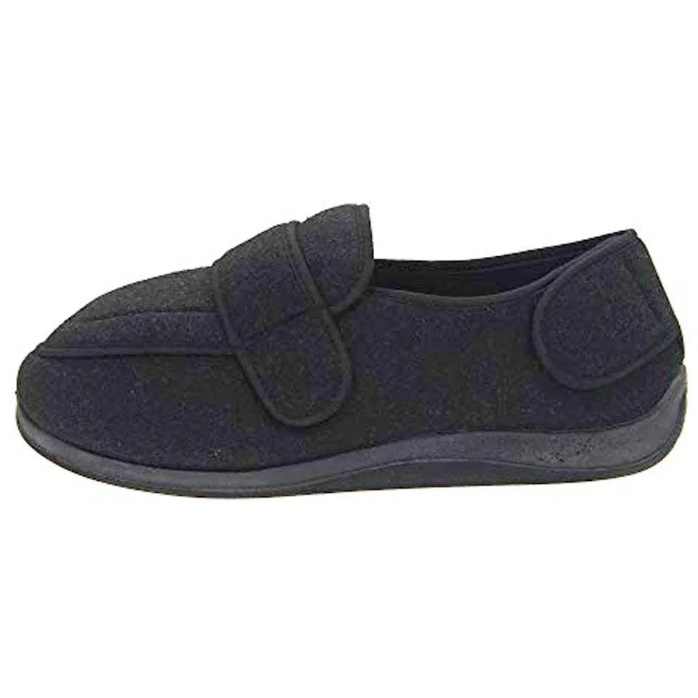 Foamtreads Physician Extra Wide Slipper Black (Women's)