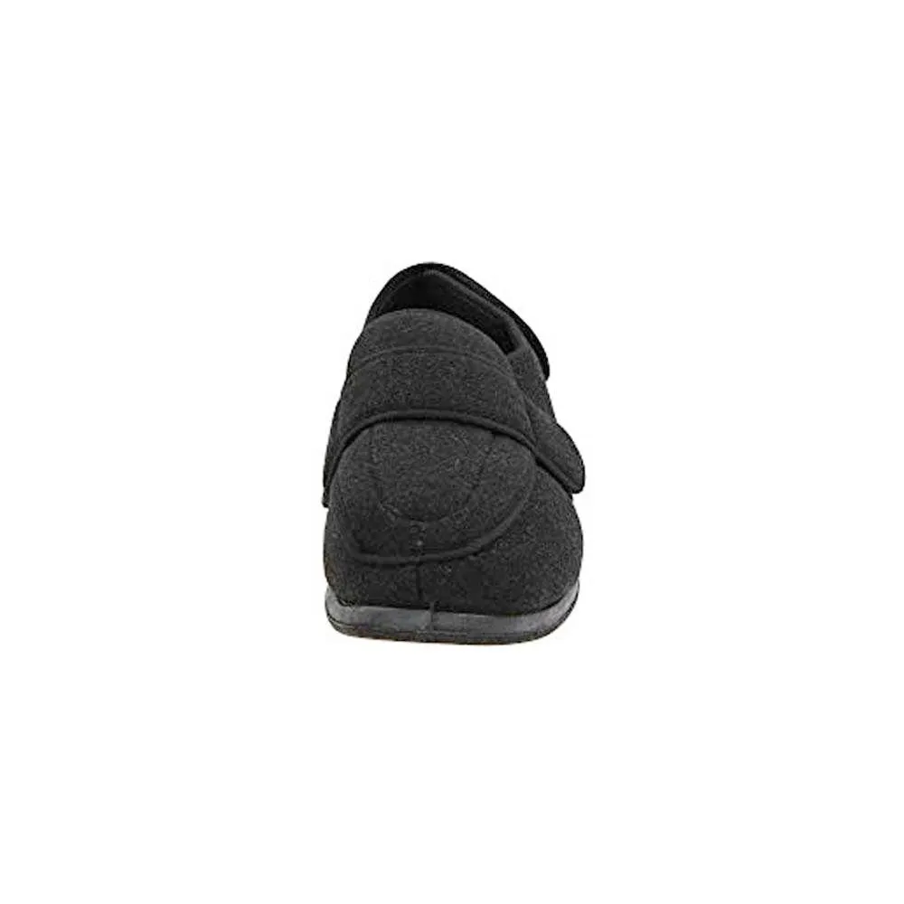 Foamtreads Physician Extra Wide Slipper Black (Women's)