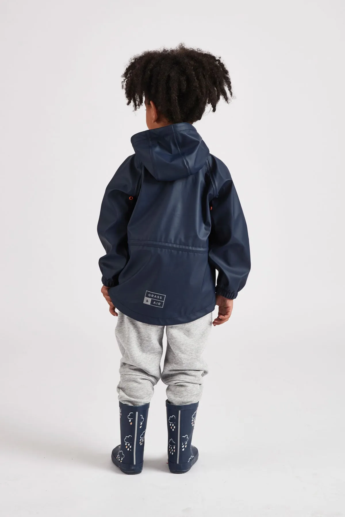 GRASS & AIR - Boys Rainster - Navy