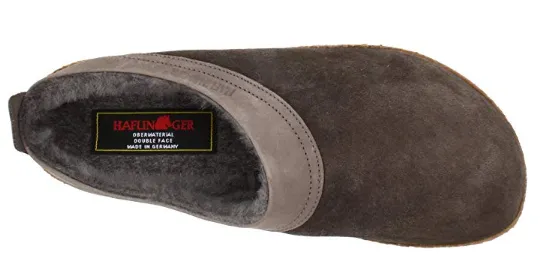 Haflinger Unisex Snowbird Shearling Leather Clog