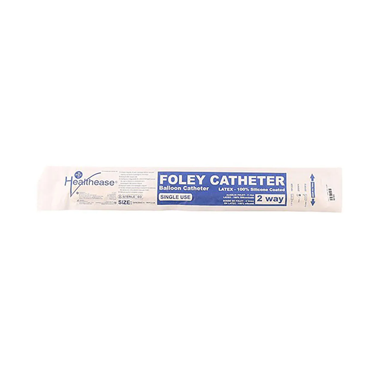 Healthease Foley Catheter Silicone Coating Fg20 30ml 2 Way 1 Unit