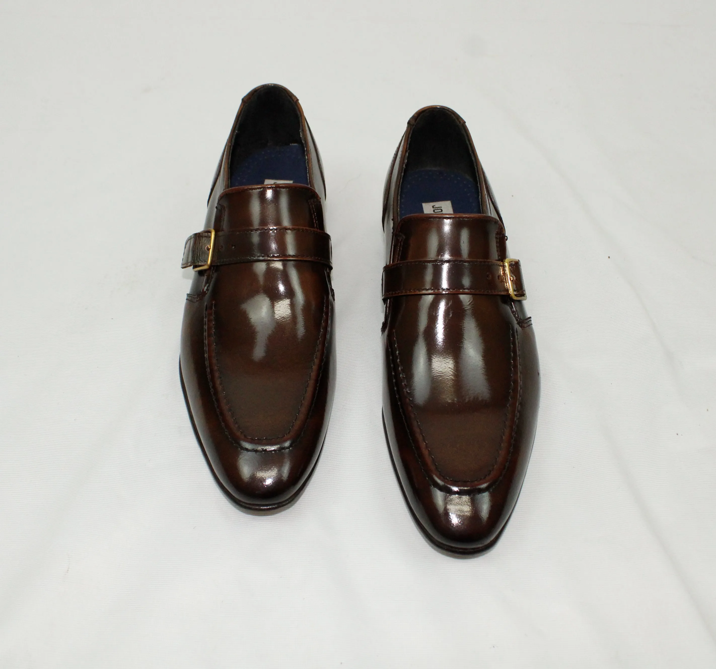 Johnston & Murphy Strap Mocassin Walnut Brown