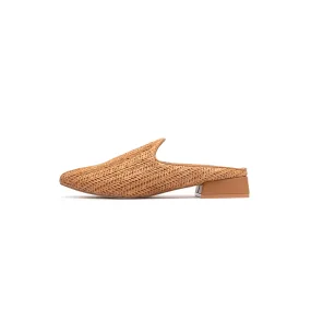 Kenni Linen Slippers - Khaki ( KHK )