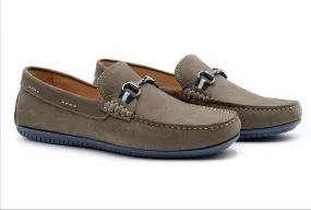 Martin Dingman Bermuda Nubuck Horse Bit Loafers