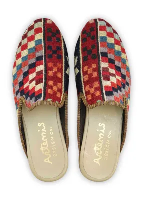 Men's Sumak Kilim Slippers - Size 10