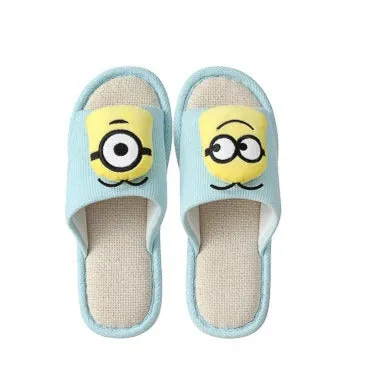 MINISO Minions Collection Minions Four Seasons Slippers (Blue)