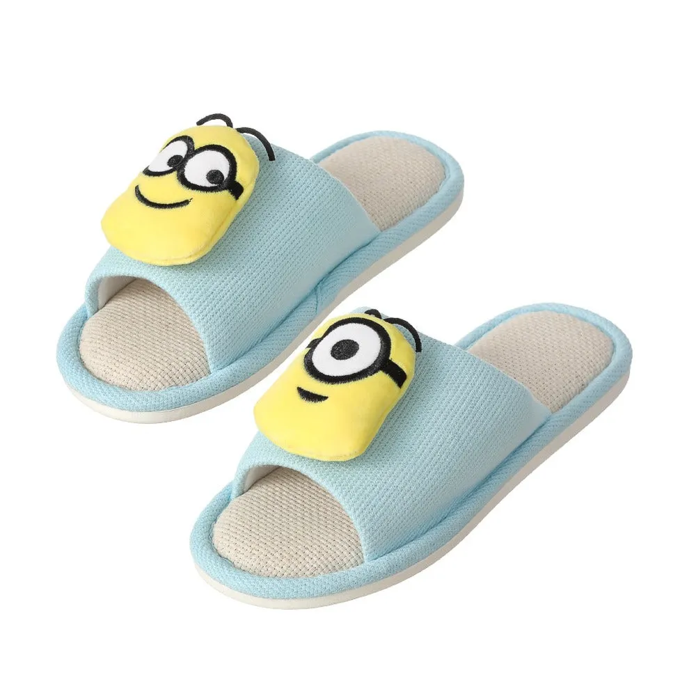 MINISO Minions Collection Minions Four Seasons Slippers (Blue)