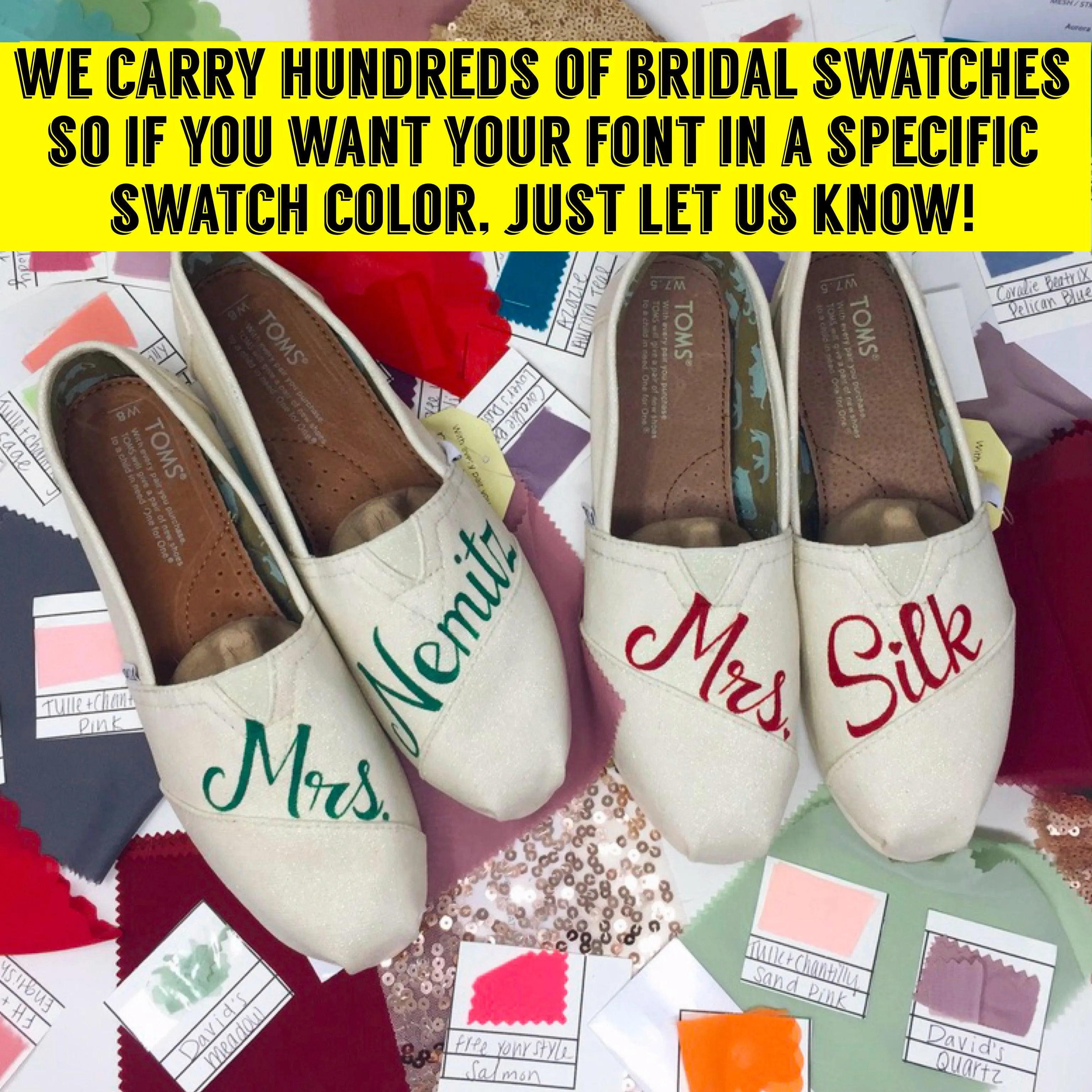 Mrs. Wine Wedding Shoes