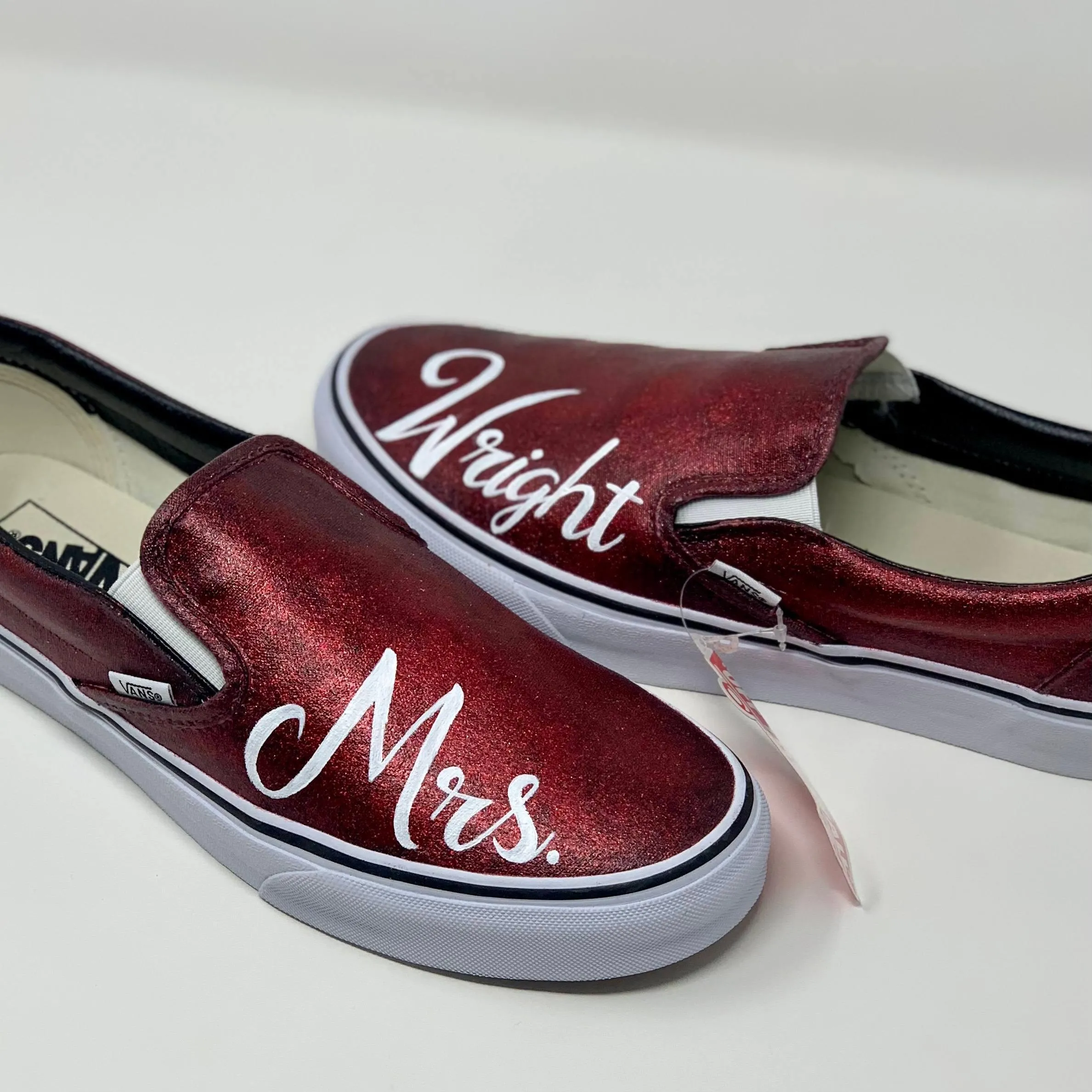 Mrs. Wine Wedding Shoes