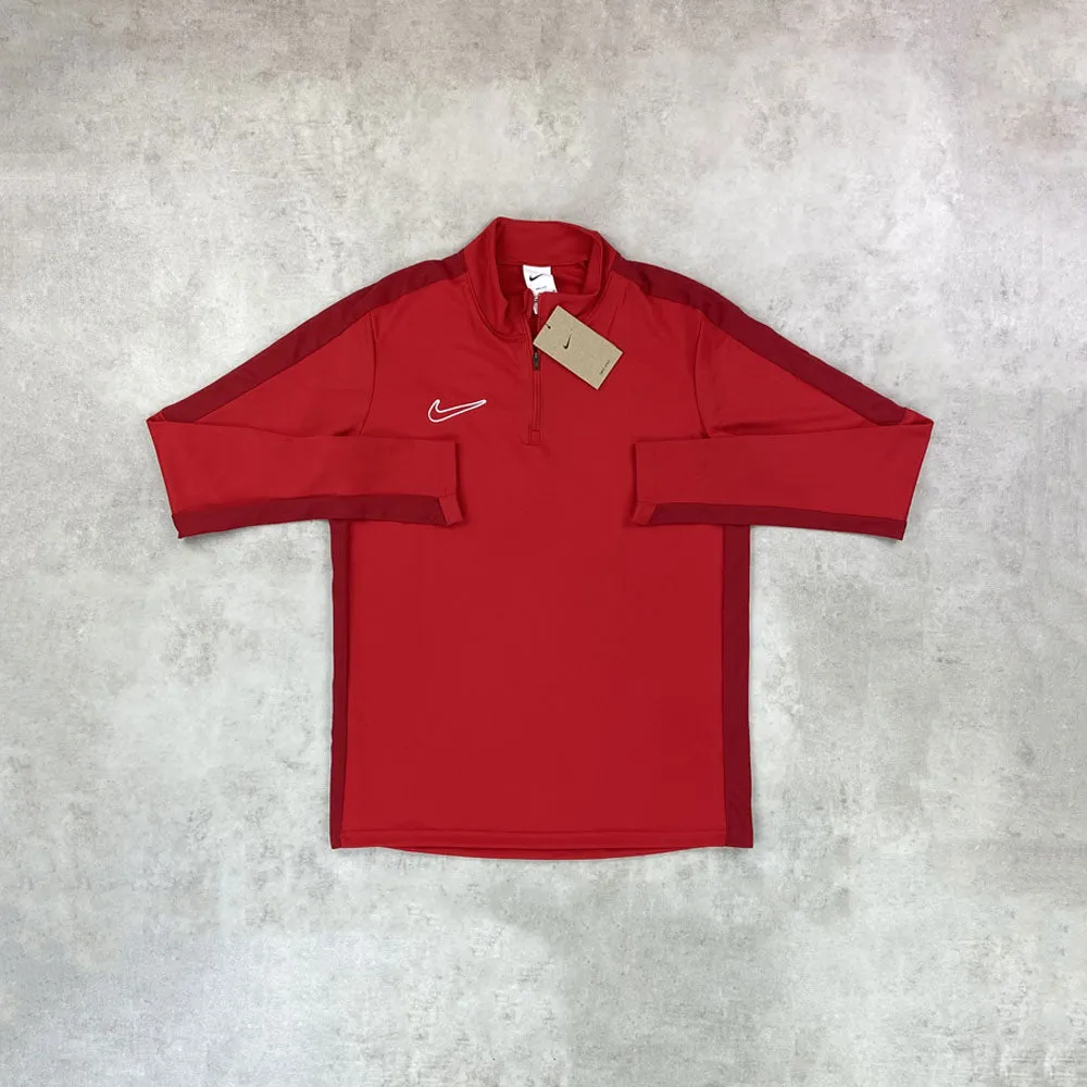 Nike Academy Drill Half Zip Red