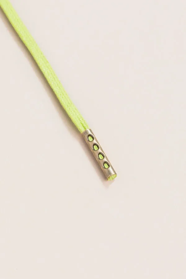 Pastel Green | 4 mm Round Waxed Shoelaces