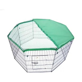 Paw Mate Pet Playpen 8 Panel 24in Foldable Dog Cage   Cover