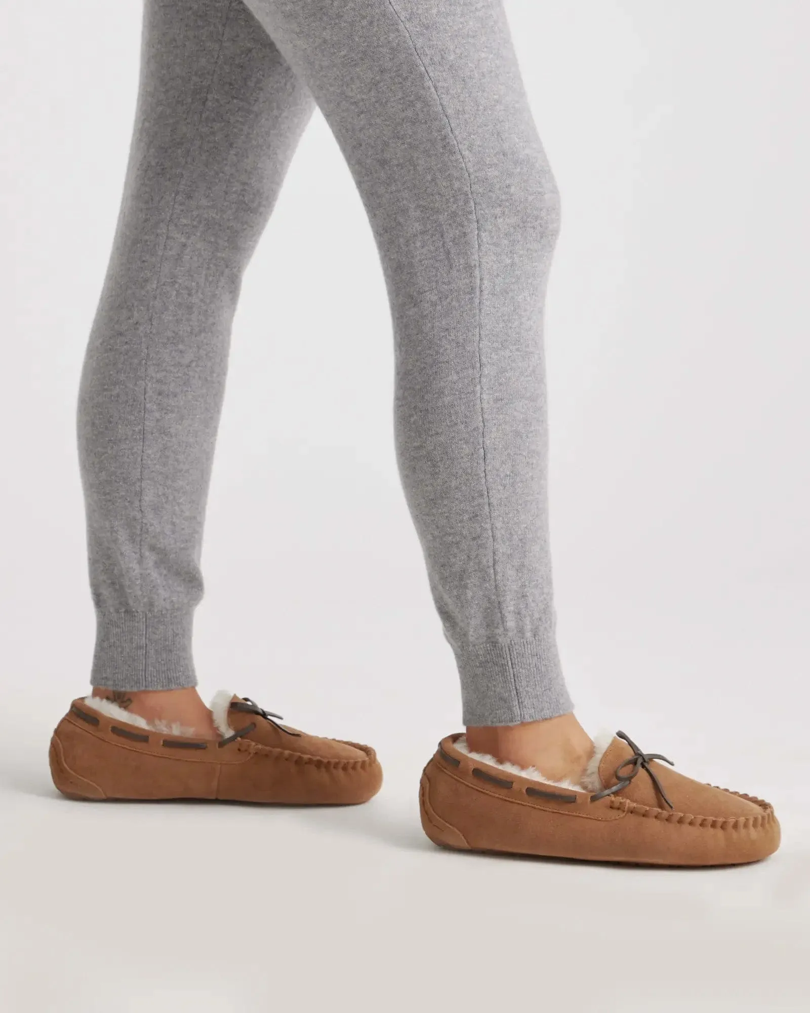 Quince Australian Shearling Moccasin Slippers