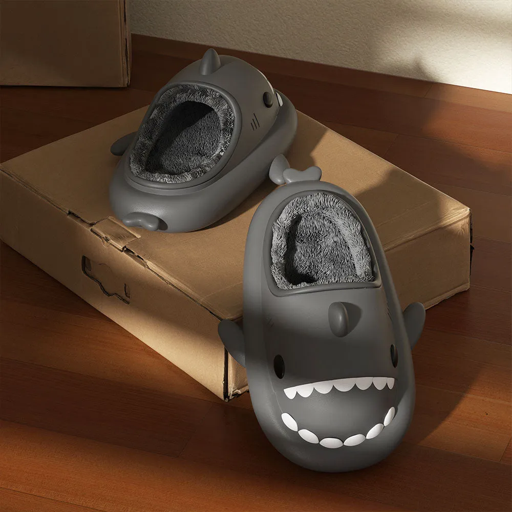 Sharkicks Basic - Winter Heel-open Shark Slippers