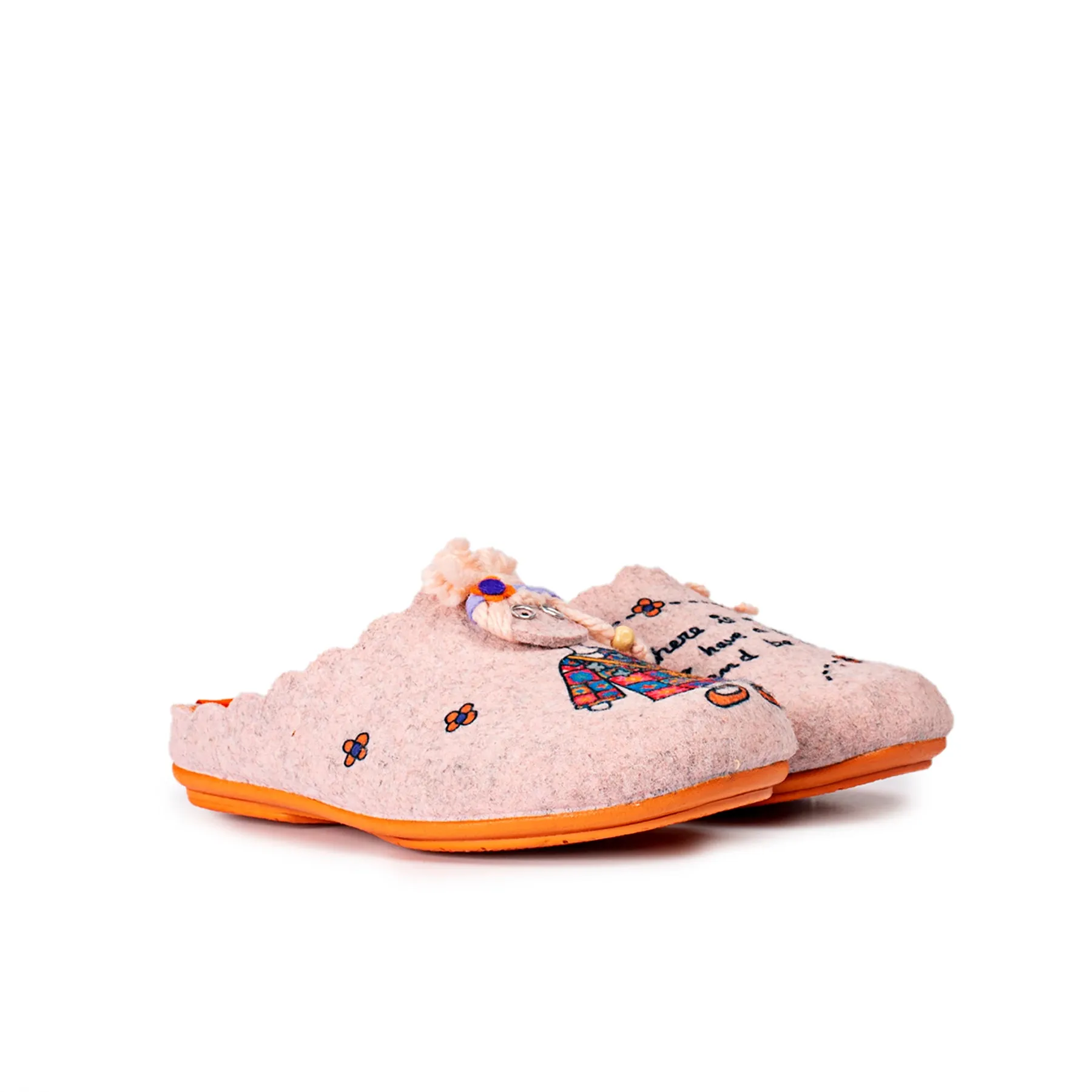 Slippers "Be Hippie" Rosa