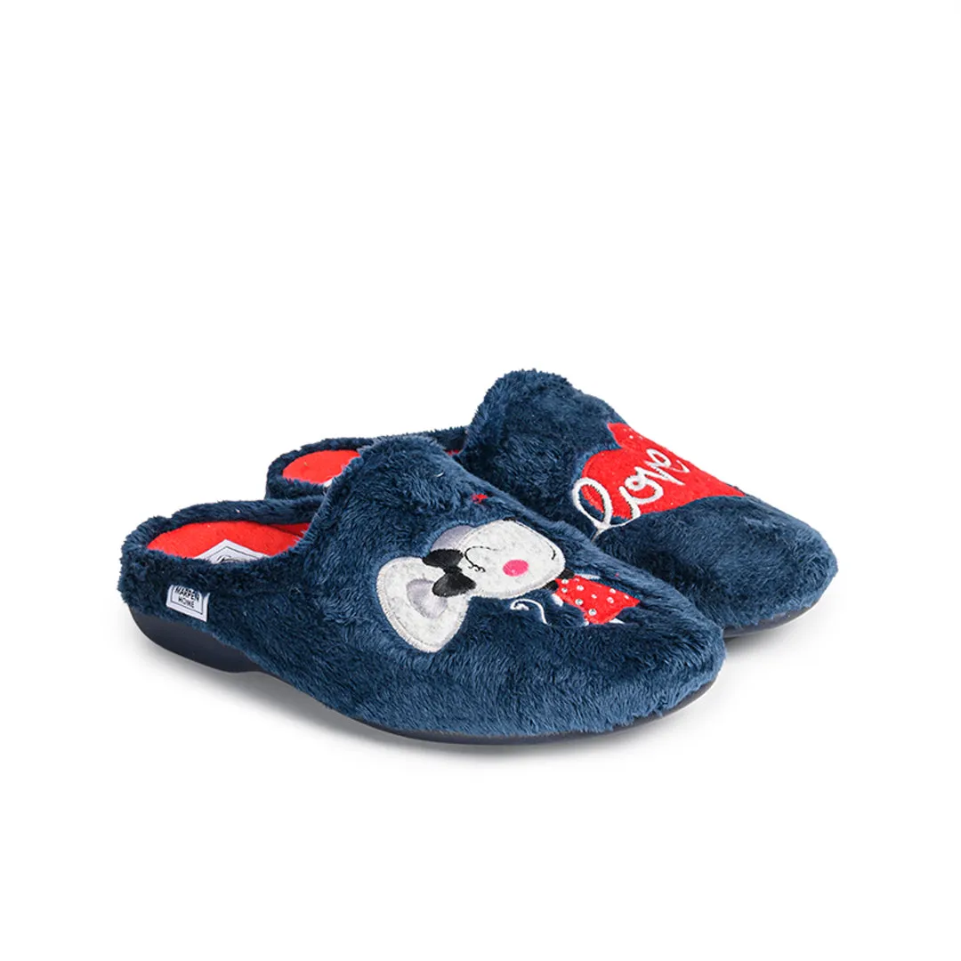 Slippers Ratita Love Marino